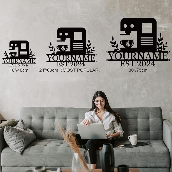 Custom Metal Coffee Bar Signs - Image 6