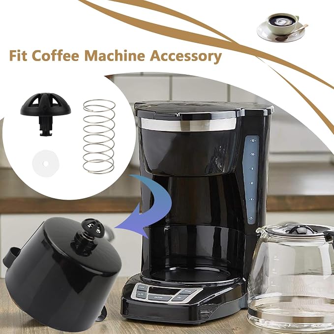 2-Pack Replacement Coffee Brew Basket Spring Loaded Stopper Kits, Fits Mr. - Image 3