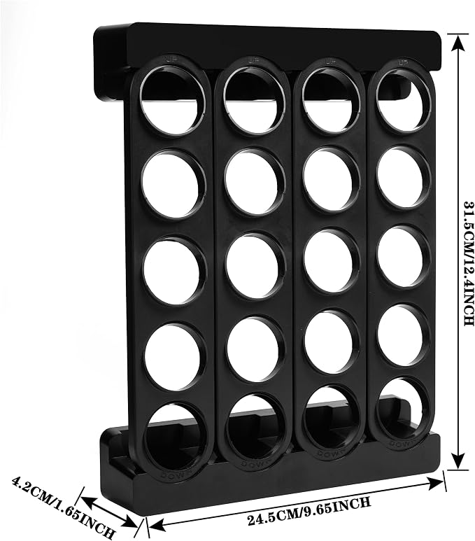 Wall Mounted Coffee Pod Holder, Holds 20 K Cup Coffee Capsules, - Image 2