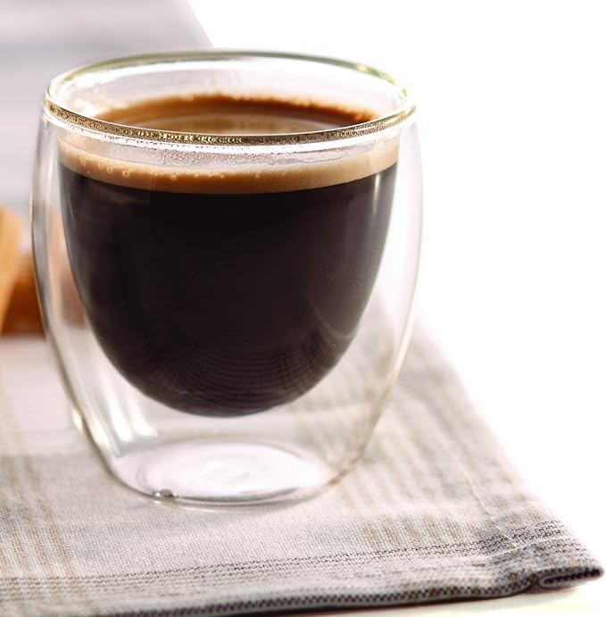 Insulated Double Wall Mug Cup Glass by Unknown