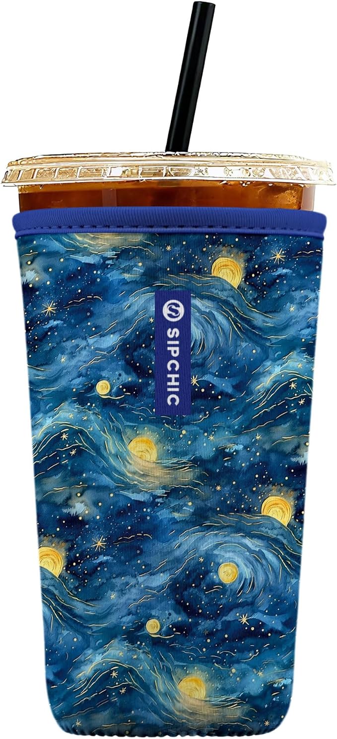 Iced Coffee Sleeve – Neoprene Reusable Cup Sleeves by Unknown