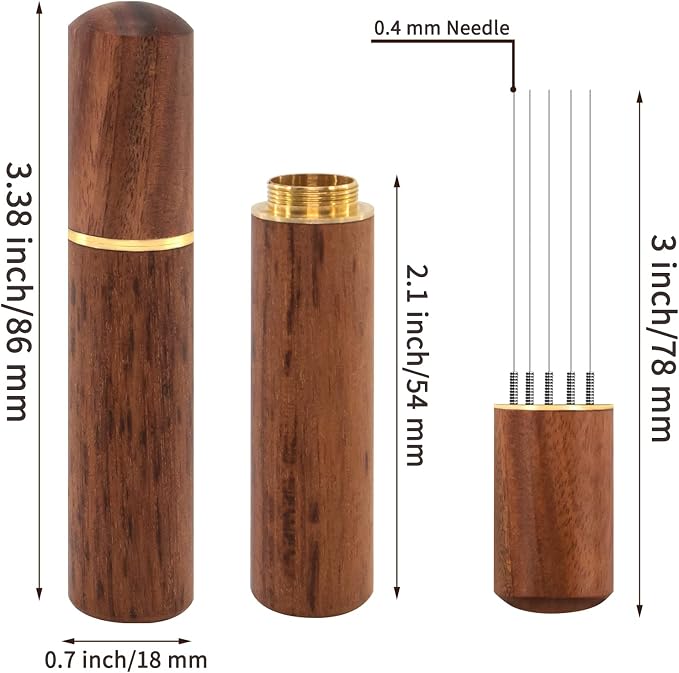 Zolunu Espresso Coffee Stirrer 5 Needles 0.4mm Espresso Distribution Tools - Image 2
