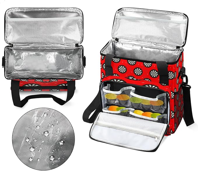 Dart Board Coffee Maker Travel Bag, Dart Board Large Carrying Storage Case - Image 3
