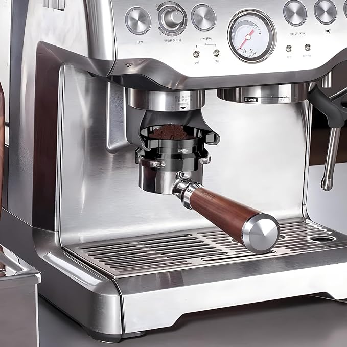 IKAPE 54mm Espresso Tamper Kit 4 in 1 Black, Complete Portafilter accessory set - Image 3