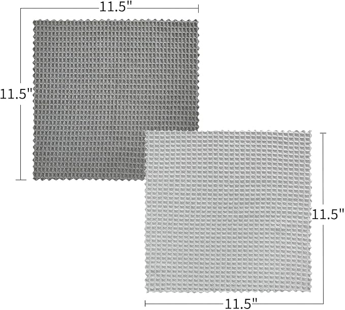 Barista Towel, Extra Thick Waffle Microfiber Coffee Cleaning Cloths, Espresso - Image 2