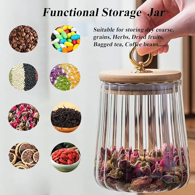 Viovian 22 OZ Glass Storage Jar - Image 6