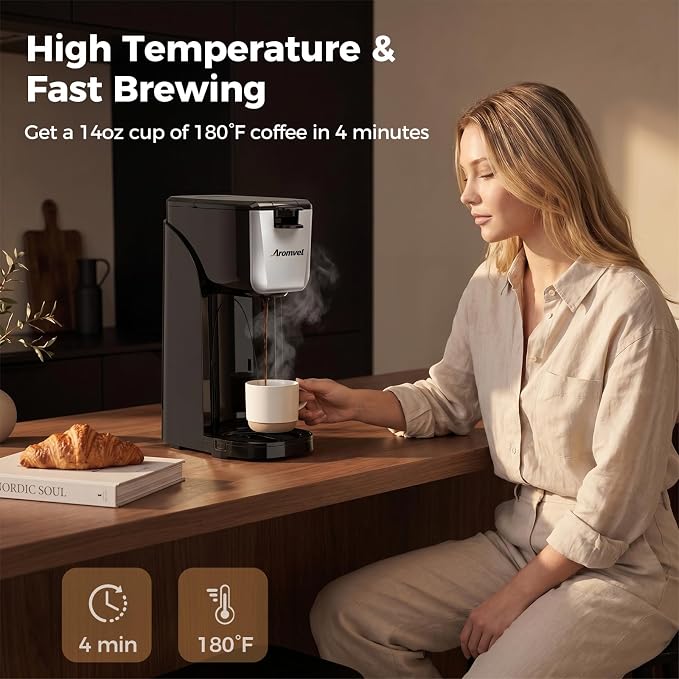 2-in-1 Single Serve Coffee Maker - Image 6