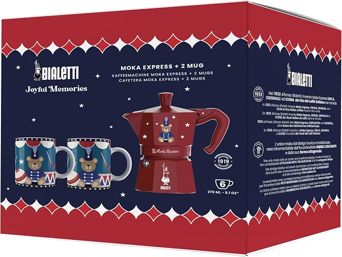Bialetti Moka Express Iconic Italian Stovetop Espresso Maker by Bialetti