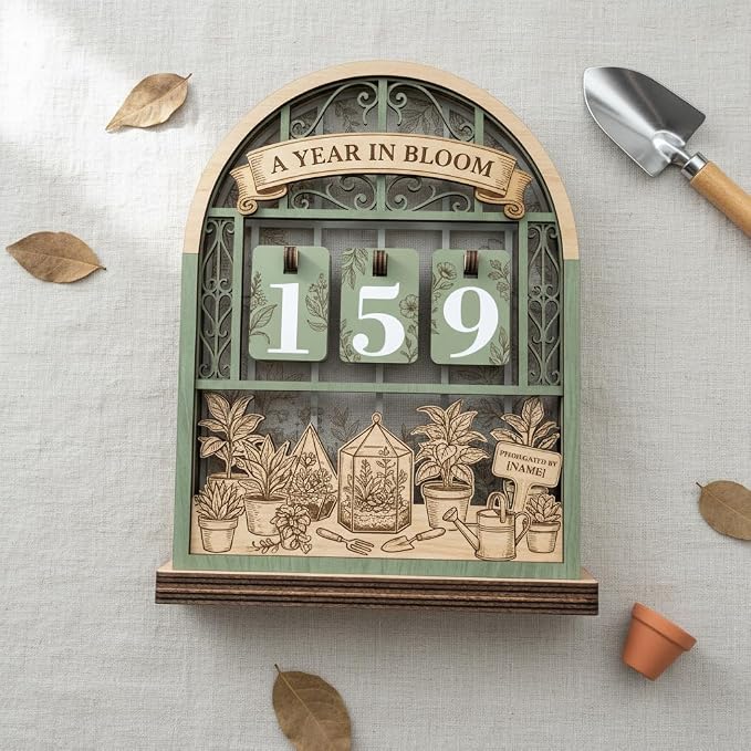 Personalized Book Read Tracker, Wooden Books Read This Year Counter, Reading - Image 4