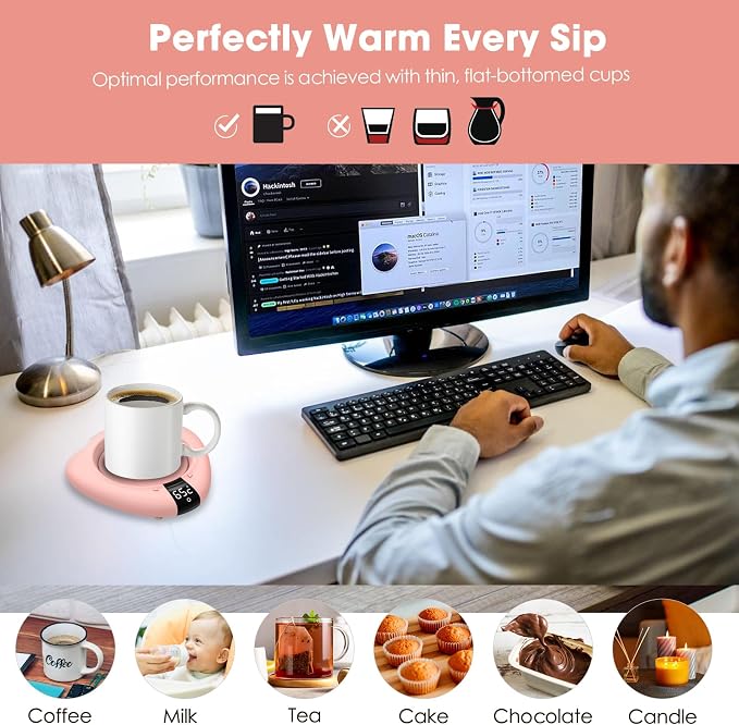 Coffee Mug Warmer for Desk, Cup Warmer - Image 5
