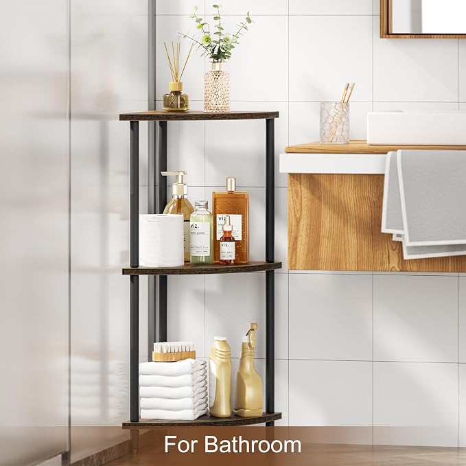 SRIWATANA 3-Tier Corner Shelf Stand - Image 5