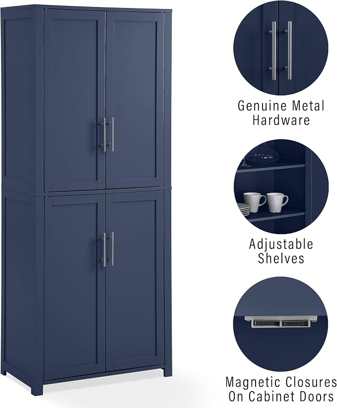 Crosley Furniture Savannah Tall Pantry Storage Cabinet - Image 6