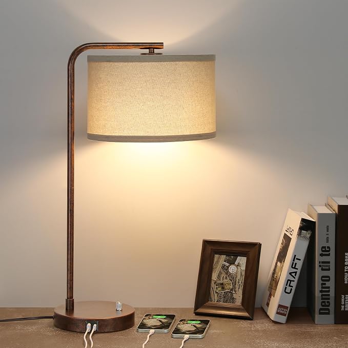 Vintage Table Lamp, Fully Dimmable Table Lamp by Seasidevillage