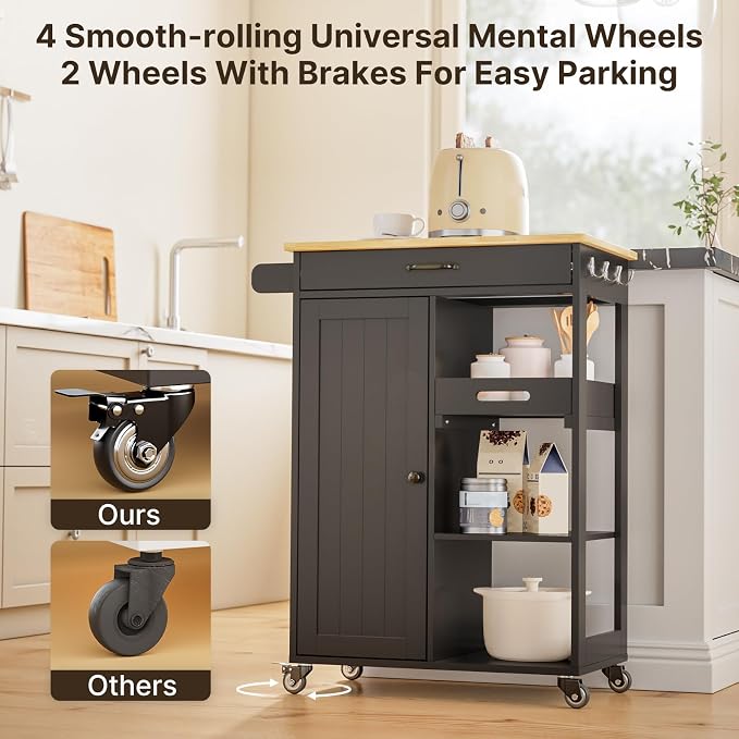 Gizoon Kitchen Island Cart - Image 6