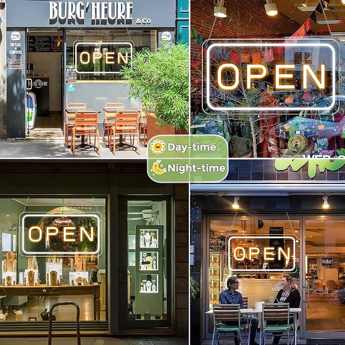 Open Signs for Business, Ultra Bright and Eye-catching Electric Light Up Sign - Image 2