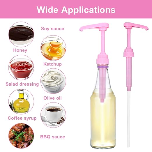 16 Pcs Coffee Syrup Pump with 16 Pcs Tubes, Flavorings, Reusable Syrup Pump - Image 4