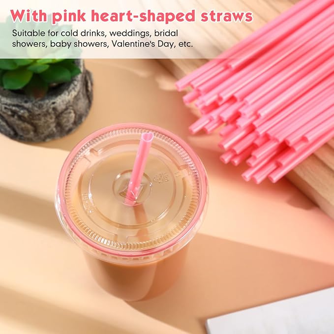 Ziliny 50 Sets Clear Plastic Cups - Image 2