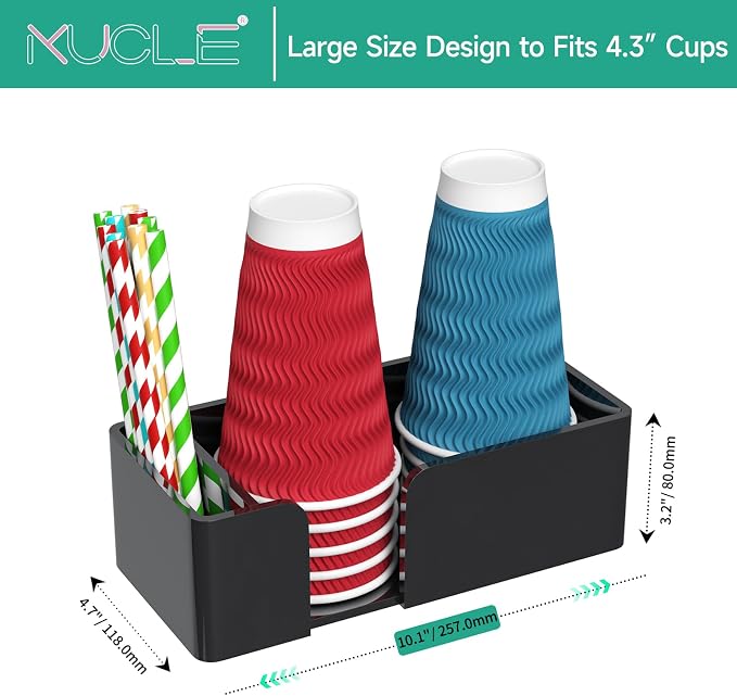 Coffee Bar Accessories and Organizer, Disposable Cup Holder - Image 5