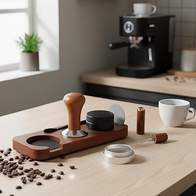 7 Pcs Espresso Accessories Kit, 51 mm Coffee Tamper Set Espresso Machine - Image 6