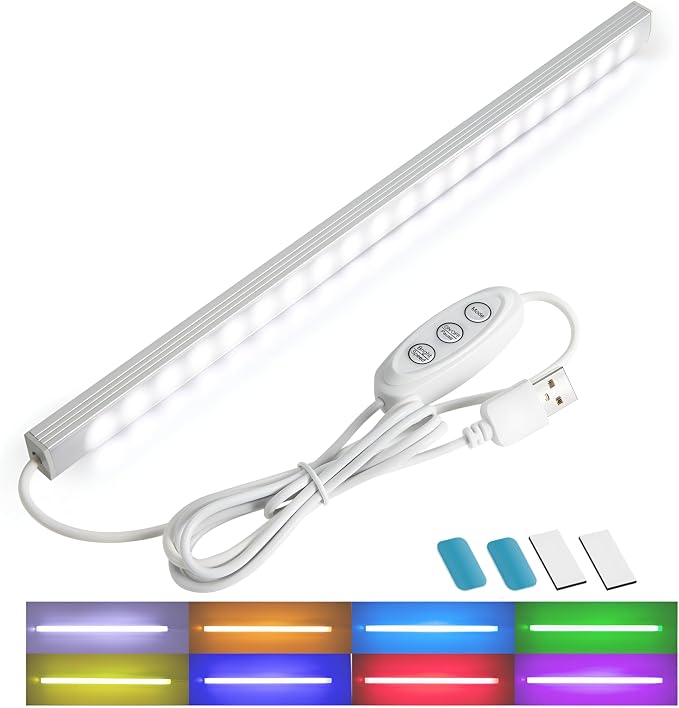 RGB Light Bar with Color Memory & Dimmable Brightness by AXHHTVCGY