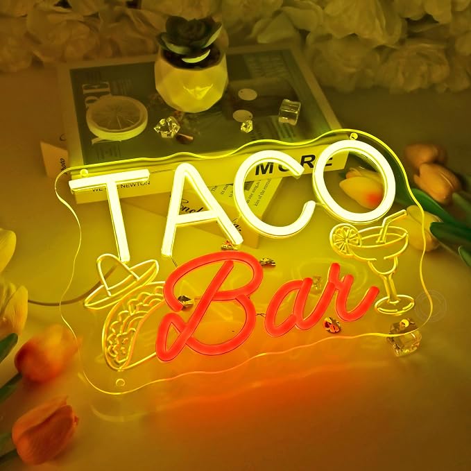 Britrio Taco Bar Neon Sign Light - Image 6