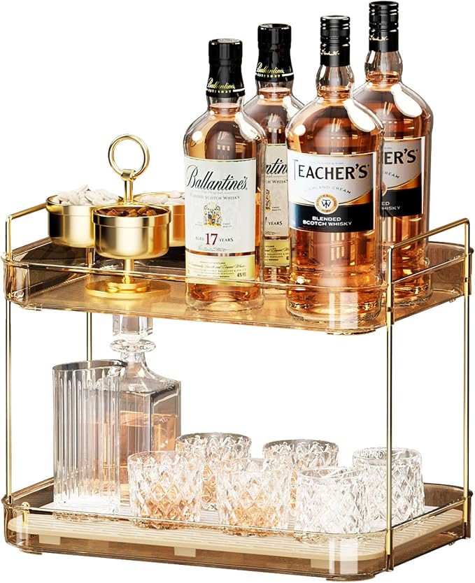 Seoneiro Whiskey Tray, Glass Cup Rack, Mug Holder, Coffee Cup Organizer by Seoneiro