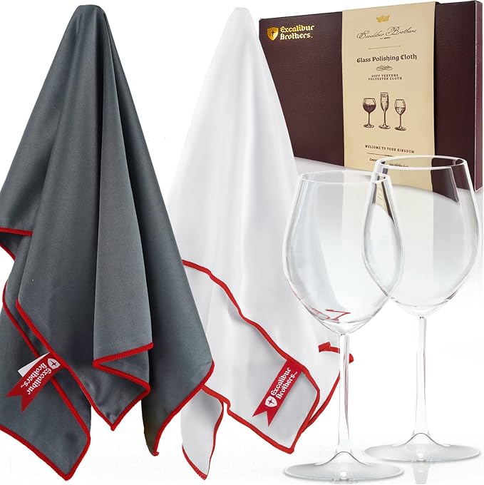 Premium Glass Polishing Cloth 23.5" x 20" by ExcaliburBrothers