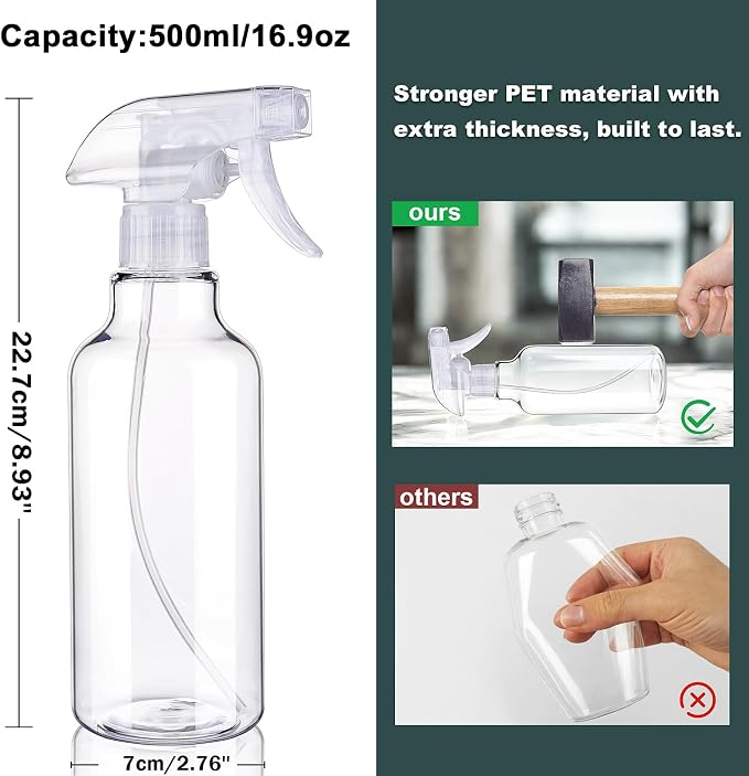 Spray Bottles Plastic Spray Bottle - Image 5