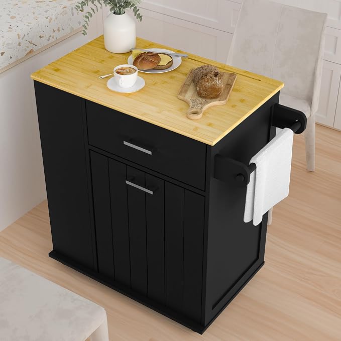 HQZX Rolling Kitchen Island - Image 8