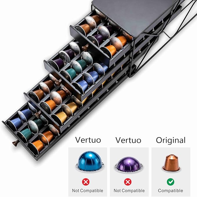 ZCDCP Coffee Pod Holder Drawer Storage, Compatible - Image 4