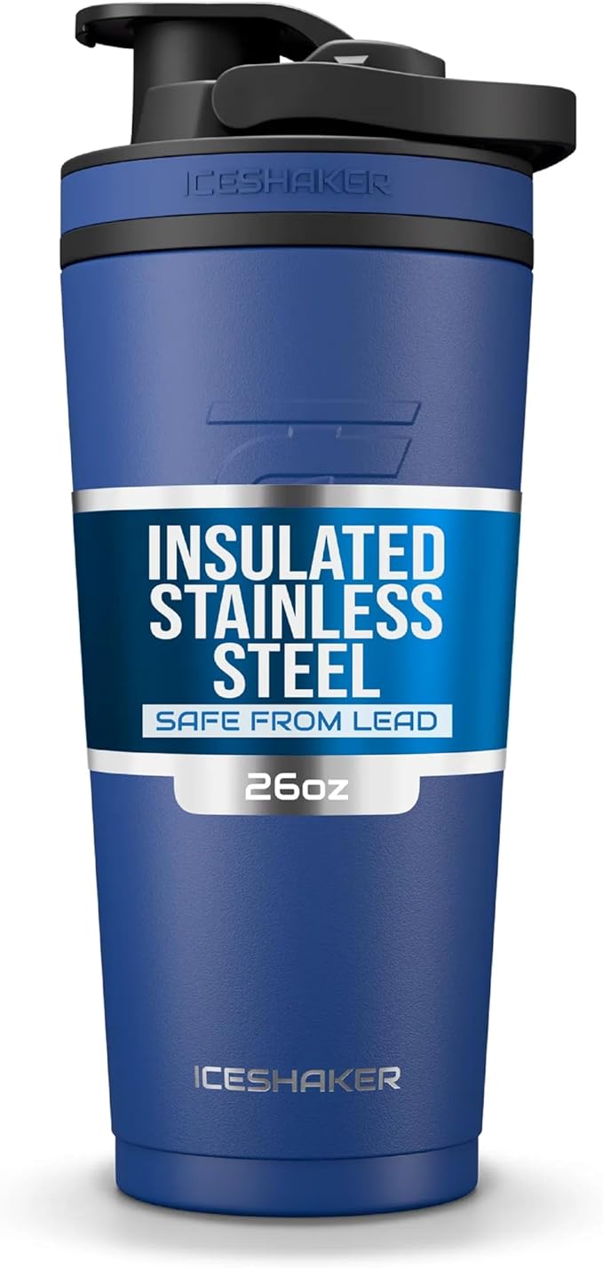 Ice Shaker Insulated Stainless Steel Shaker Bottle | 26oz by IceShaker