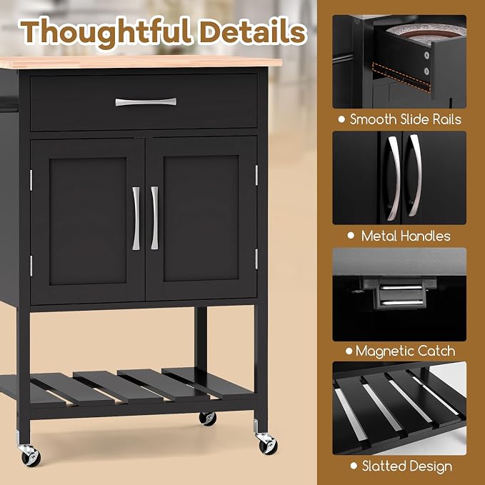 Giantex Kitchen Island Cart - Image 6