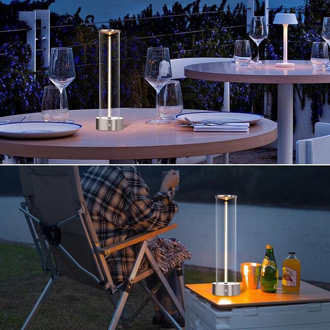 Cordless Portable LED Table Lamp， Rechargeable Battery Operated Desk Lamp - Image 7