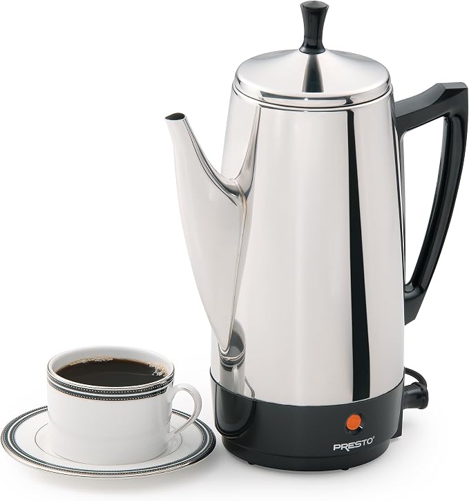 Presto 02811 Stainless Steel Electric Coffee Percolator - Image 2
