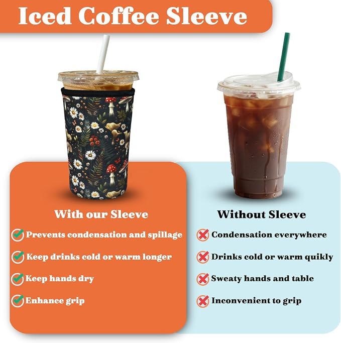 Reusable Iced Coffee Insulator Sleeve - Image 3