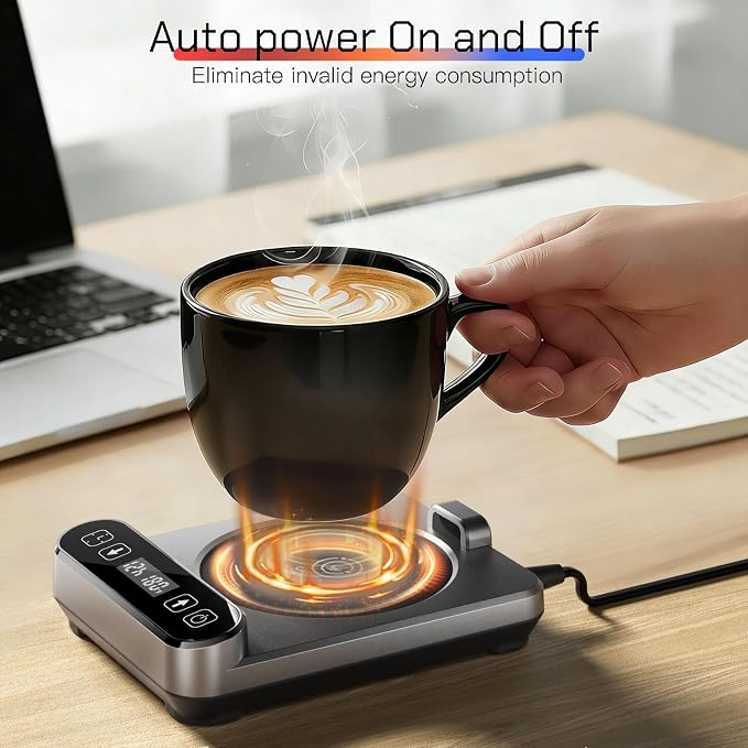 Smart Mug Warmer with Infrared Sensor, Coffee Mug Warmer - Image 4