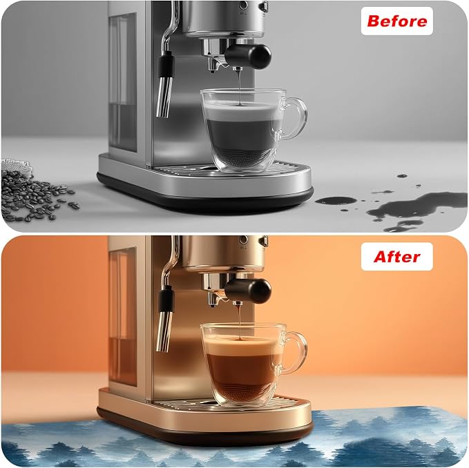Coffee Mat, Coffee Bar Accessories Fit Under Coffee Maker Espresso Machine - Image 6