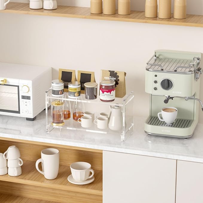 YUNEASELF Coffee Station Organizer Countertup: Coffee Bar Accessories - Image 2