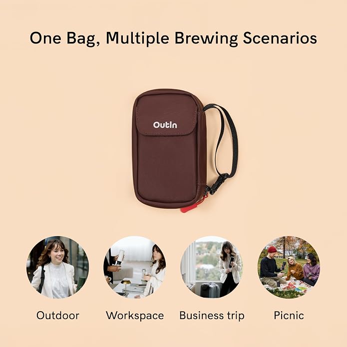 OutIn Gear Pouch, Portable Coffee Machine Accessory Case, Utility Multipurpose - Image 4