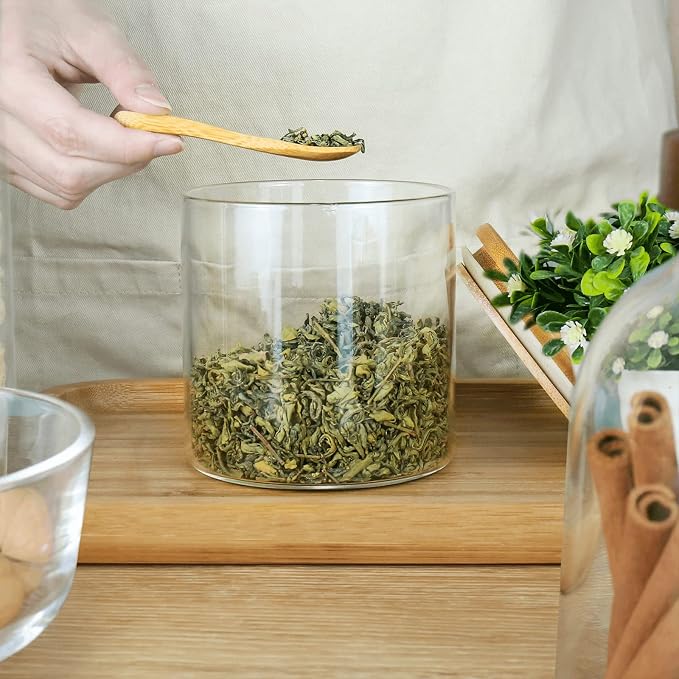 18 Oz/550 ML Glass Jar with Lid, - Image 7