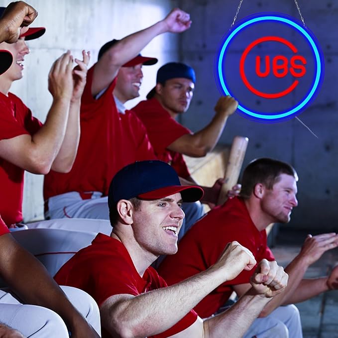Balanar Cubs Neon Sign Baseball - Image 4
