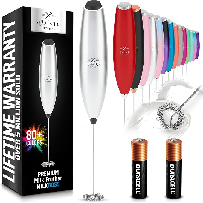 Zulay Powerful Milk Frother for Coffee by ZulayKitchen