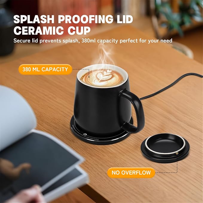 131°F Smart-Warming Ceramic Cup - Image 5