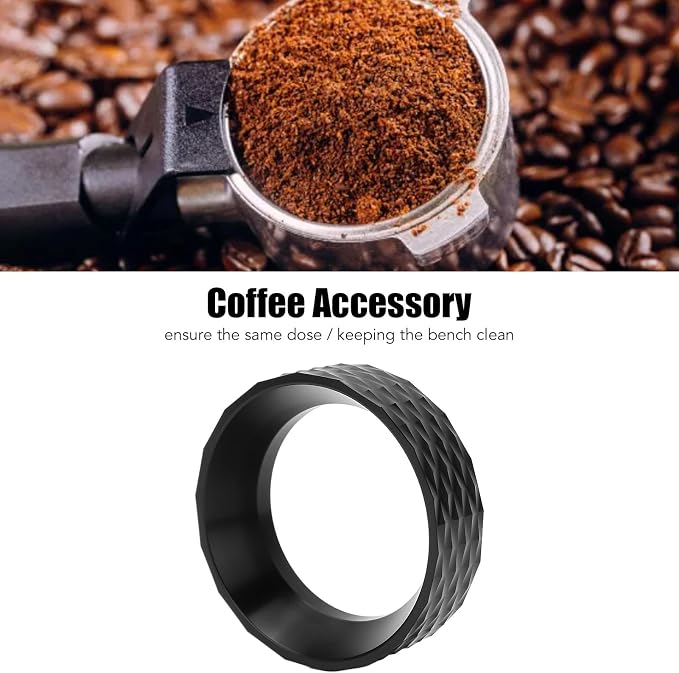 Coffee Dosing Funnel, Professional Dosing Ring Tool Aluminum Alloy Dosing Ring - Image 5