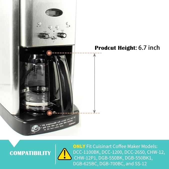 12-Cup Replacement Glass Coffee Carafe - Image 3