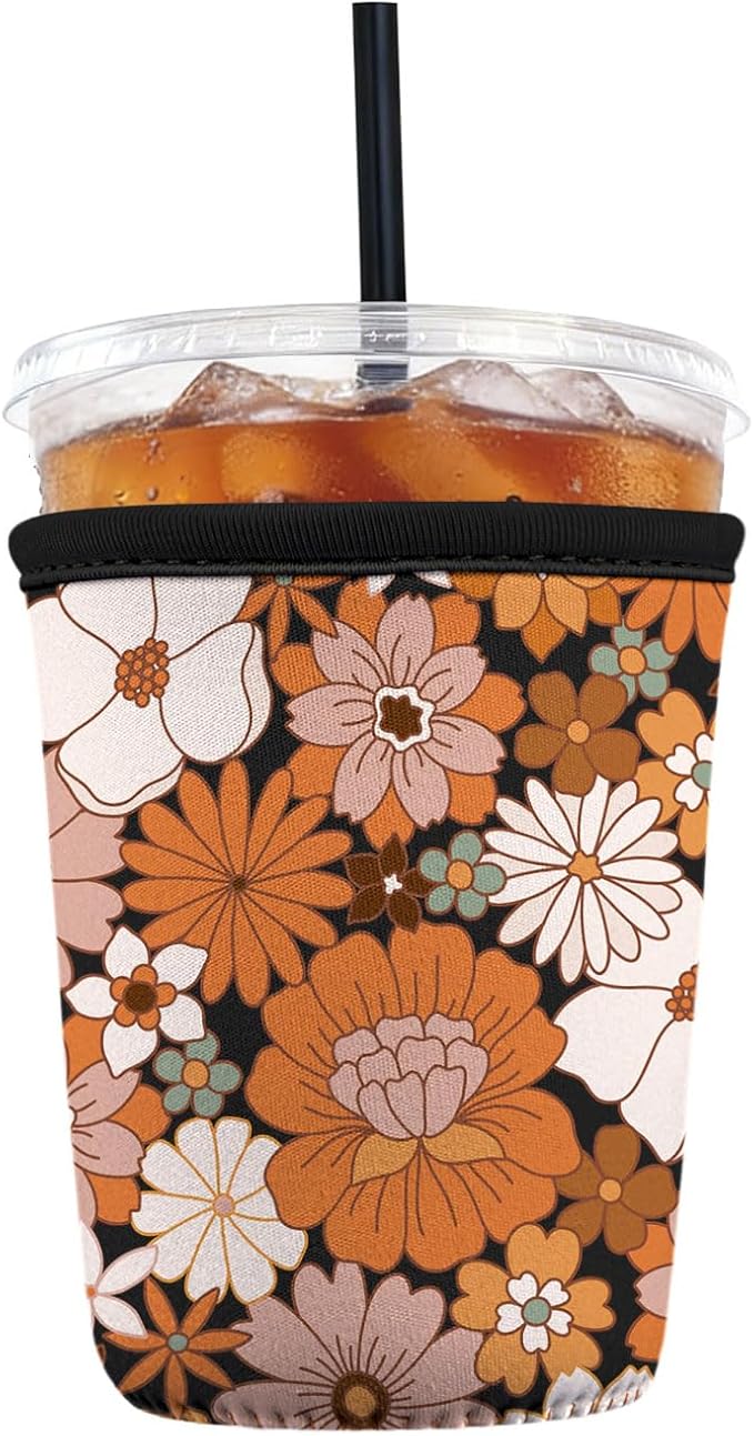 Reusable Insulated Neoprene Iced Coffee Sleeve by Cavllson