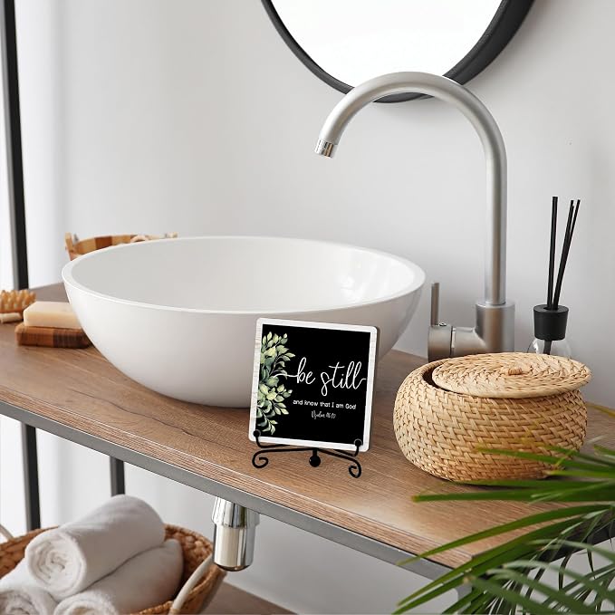 Home Decor, Farmhouse Be Still And Know That I Am God Shelf Decor - Image 4