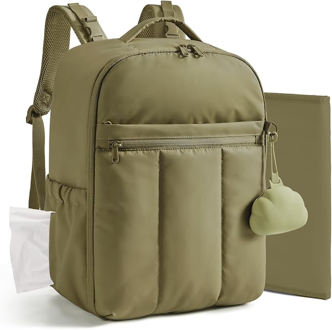 BAGSMART Baby Diaper Bag Backpack, Lightweight Puffy Diaper Bag by BAGSMART