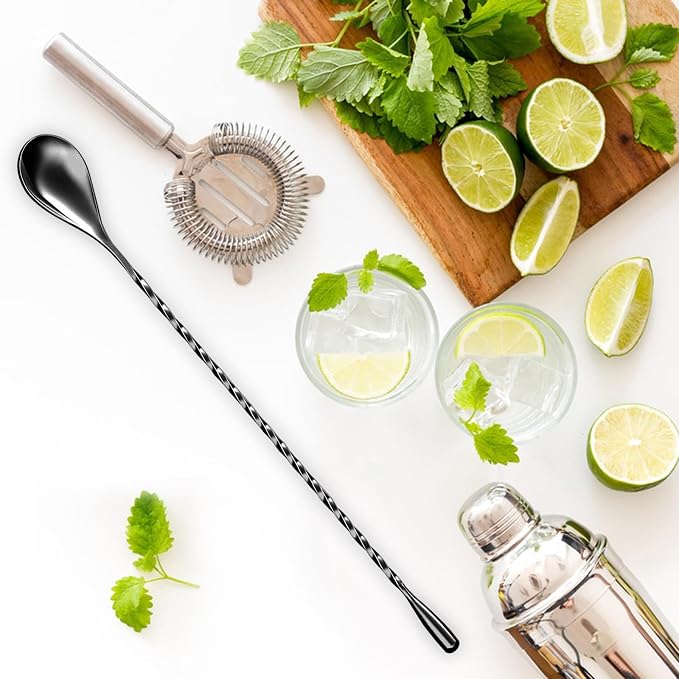 12 Inches Bar Spoon, Long Handle Mixing Stirrers - Image 3