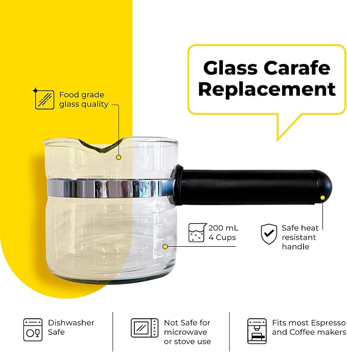 Espresso Carafe Glass Replacement - Image 2